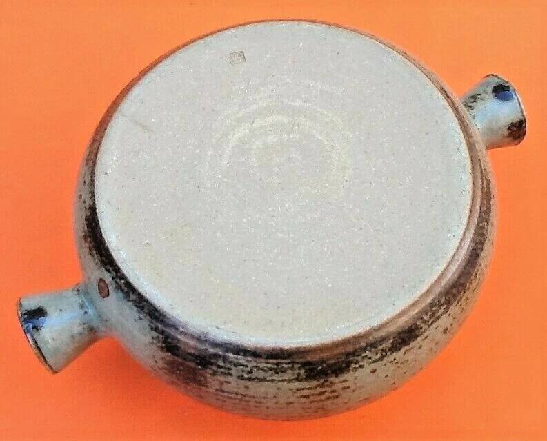 Serving tureen, glazed stoneware, ceramicist Jean Tessier, Atelier Le Cep