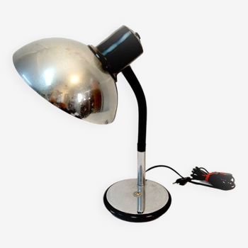 Chrome-plated Aluminor industrial lamp