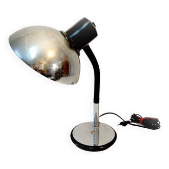 Lampe industrielle Aluminor chromée