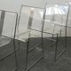 Filglass chairs by Jacques Charpentier plexi 1970