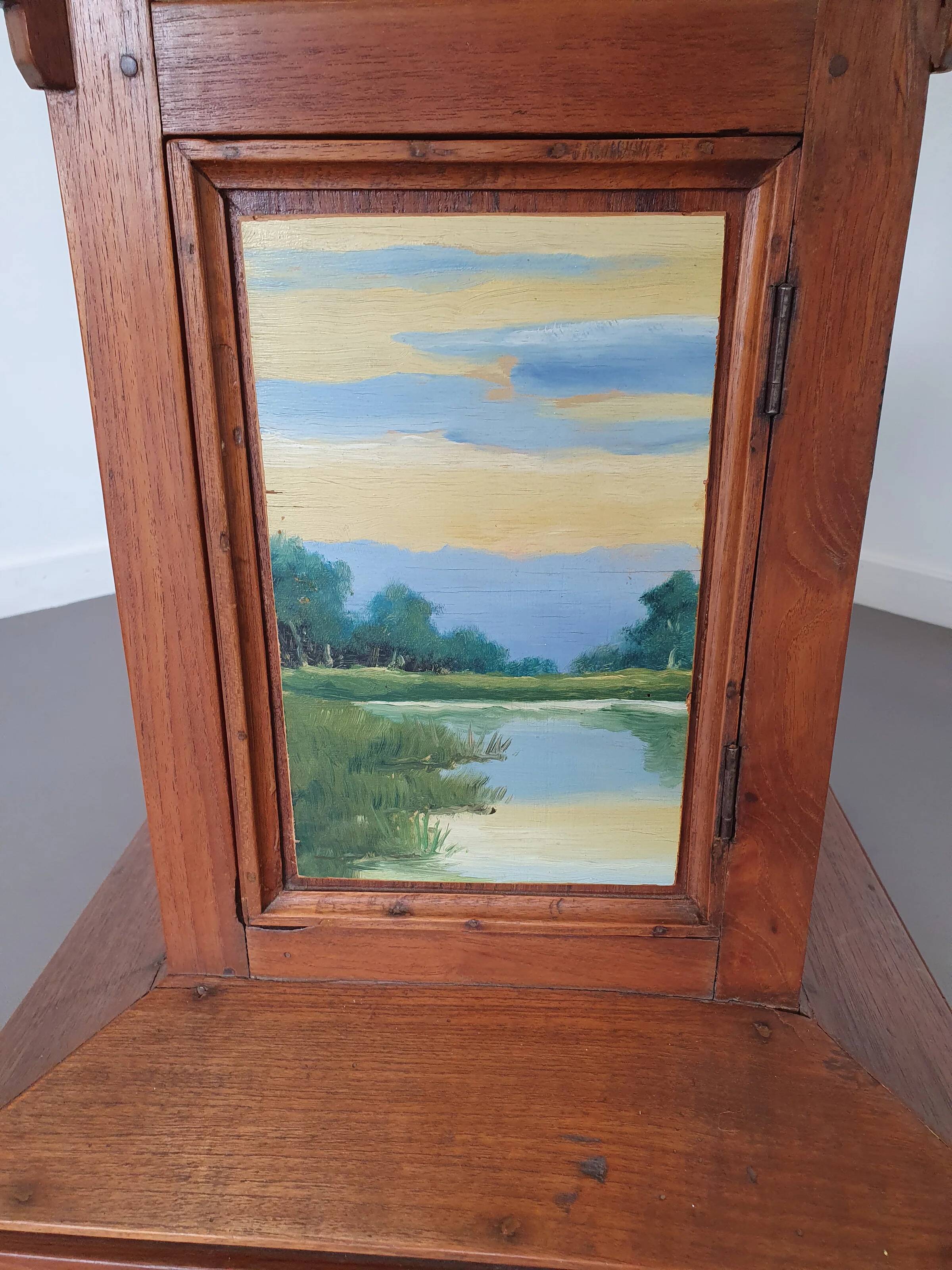 Indonesia table with marble top