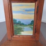 Indonesia table with marble top