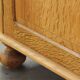 Vintage 1970 Danish Brutalist Light Oak Sideboard, Style of Henning Kjærnulf