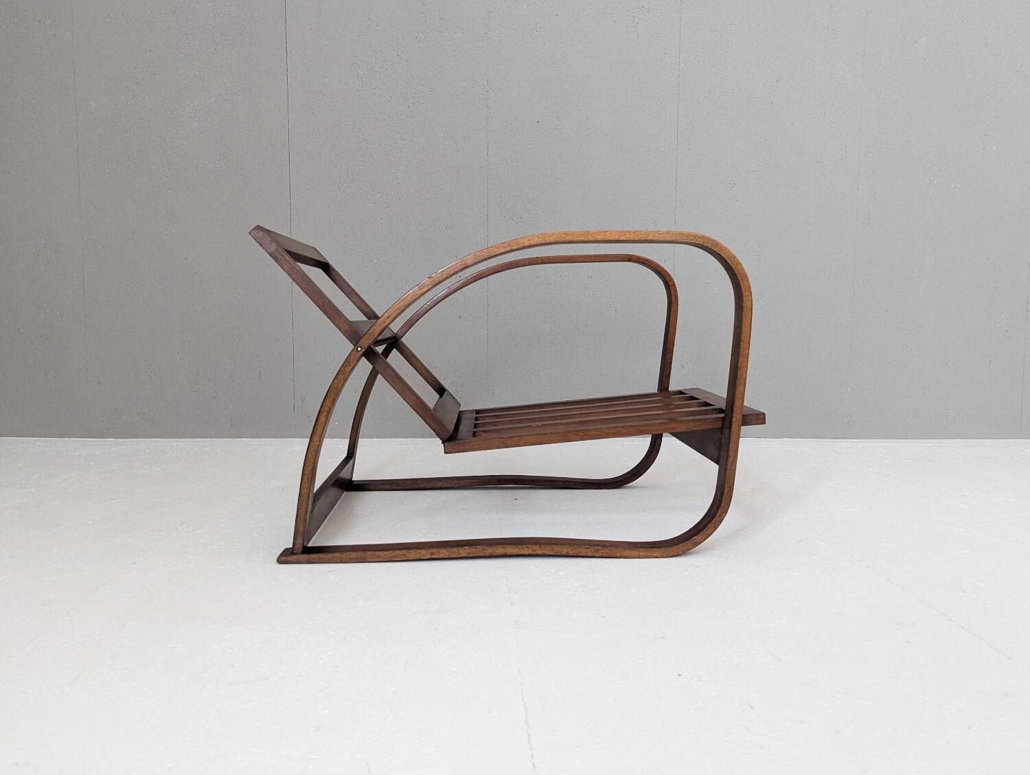 Adjustable H 70 Lounge Chair by Jindřich Halabala for UP Závody, 1930s