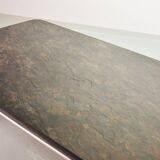 Heinz Lilienthal Slate Blackstone Rectangle Coffee Table, Model Bogota 70s