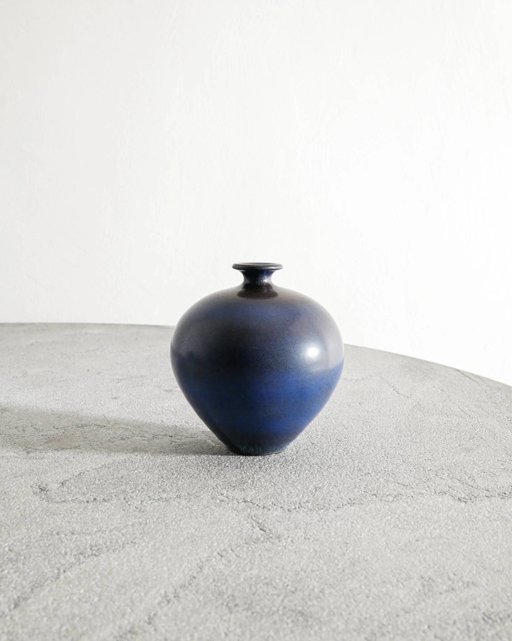 Set of Three Swedish Mid Century Ceramic Vases by Berndt Friberg, 1970s