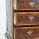 Early 18th century English oak chest on stand/ highboy