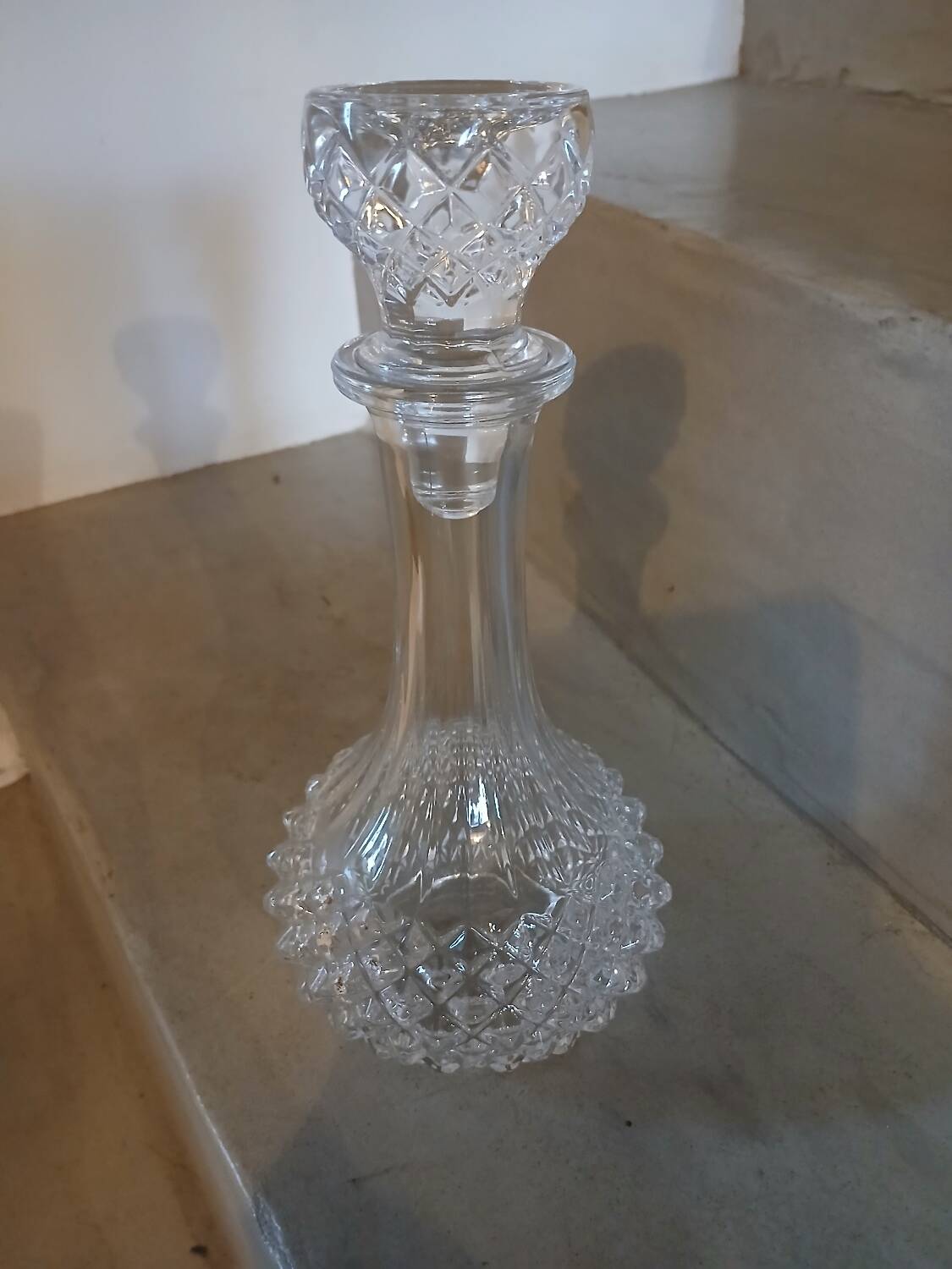Small crystal carafe