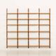 Danish teak 4 bay shelving unit in the style of Poul Cadovius, 1960s