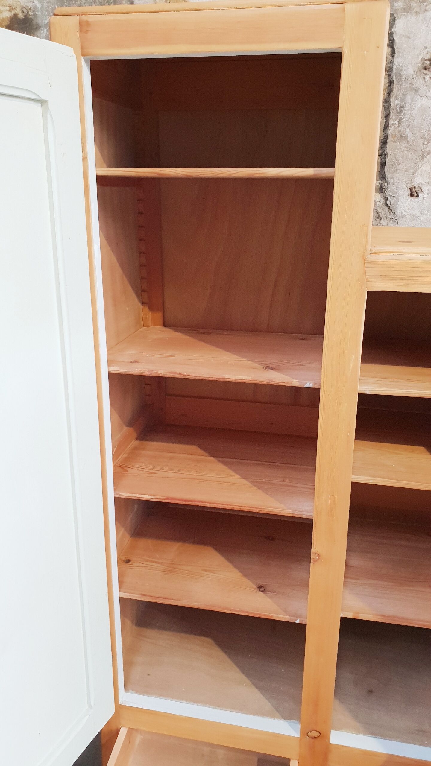 Vintage asymmetrical cabinet