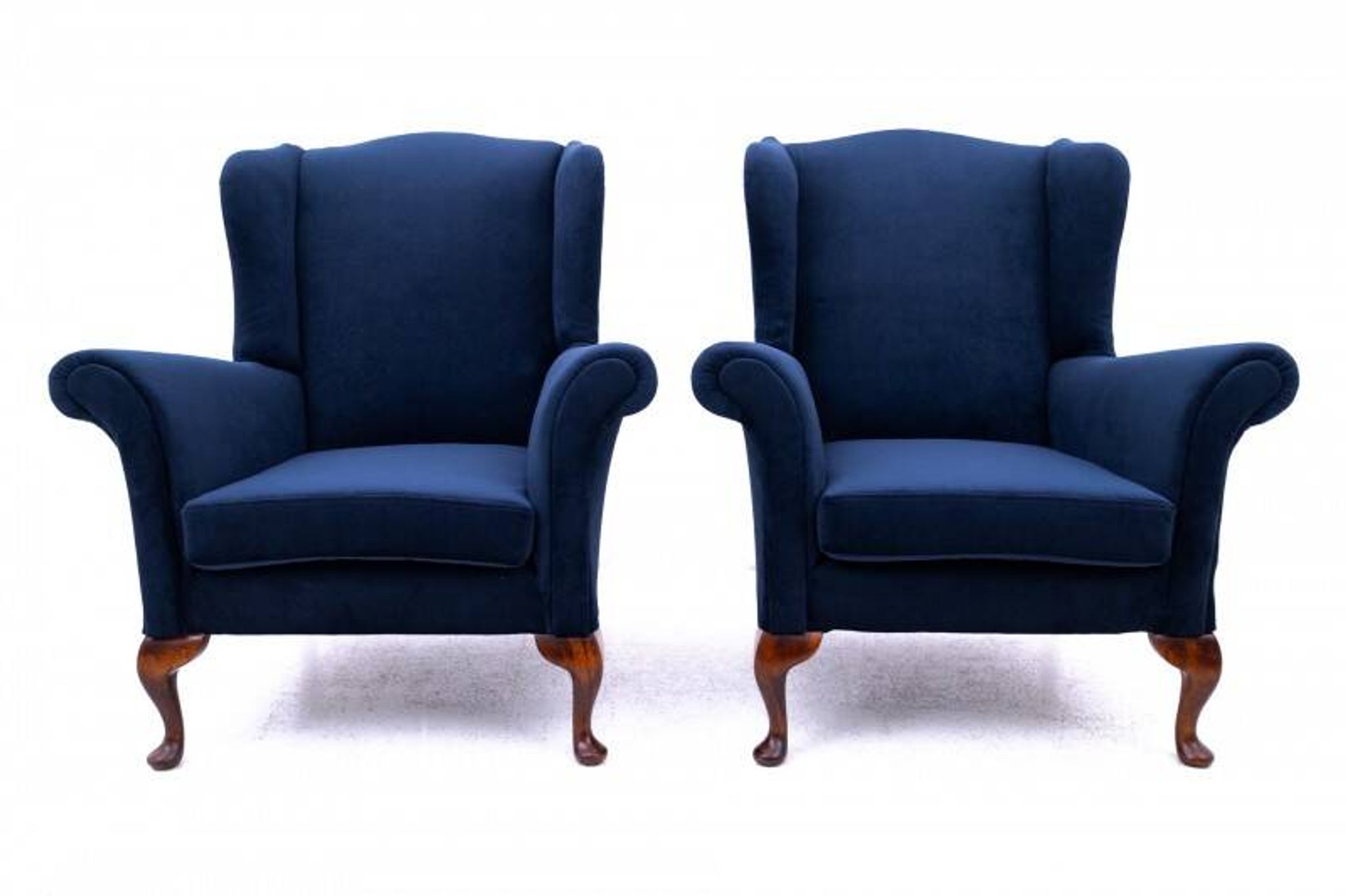 Wingback chairs, Northern Europe, mid-20th century. After renovation.