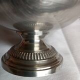 Shiny pewter tea set