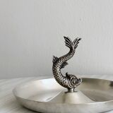 Metal serving dish