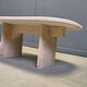 Vintage Italian travertine coffee table, 1970s