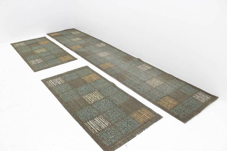Ensemble de trois tapis / moquettes, années 1970