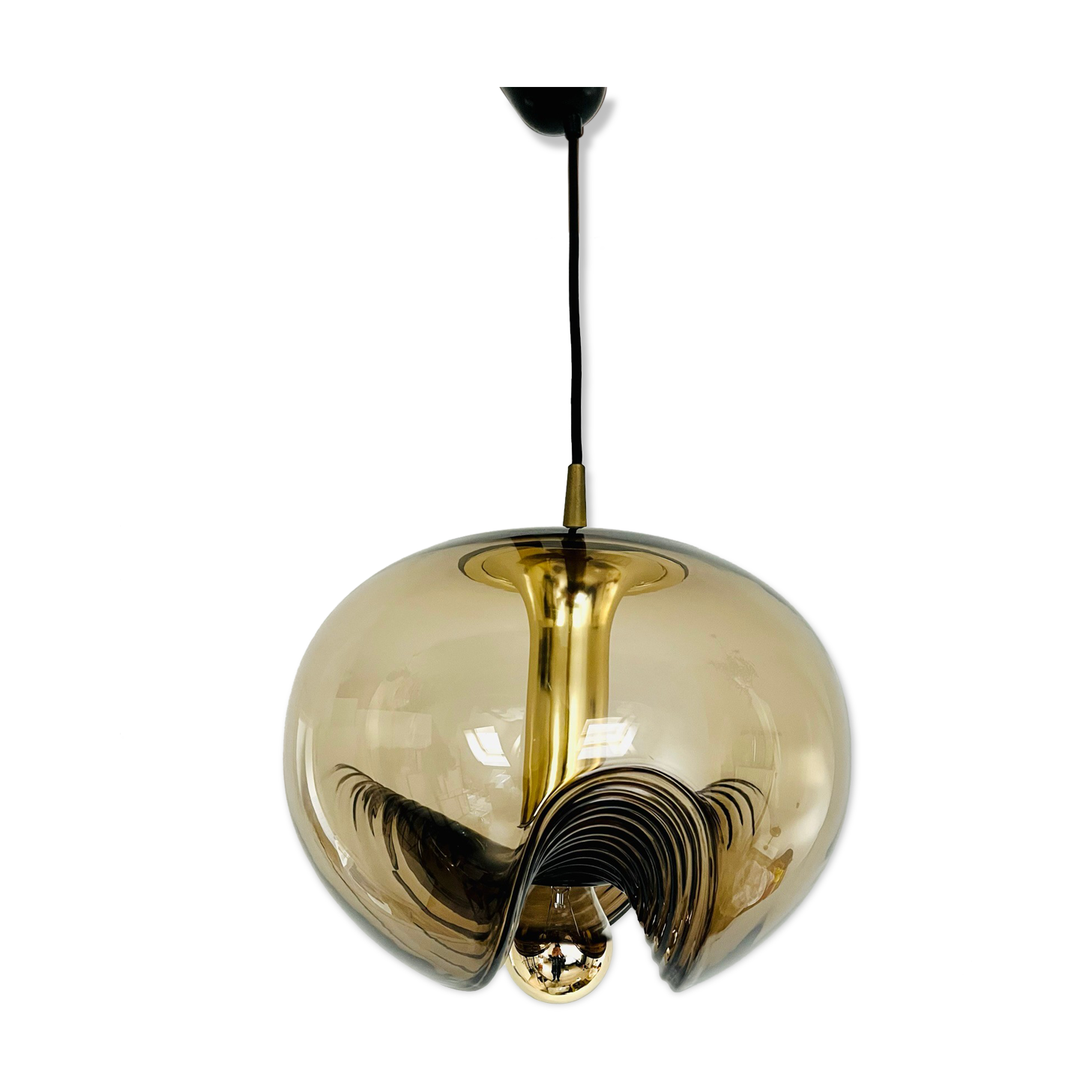 Glass pendant "Wave" / " Anemone" by Peill & Putzler