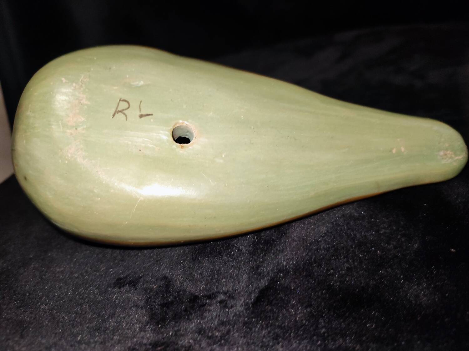 Vintage glazed ceramic bird