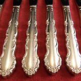 Service of 12 silver metal entremets Regency Sheffield
