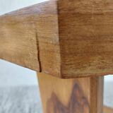 Square art deco pedestal table