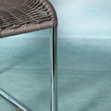 Vintage Tecta B20 armchair, minimalist tubular chair.