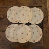 6 dessert plates Moulin des Loup