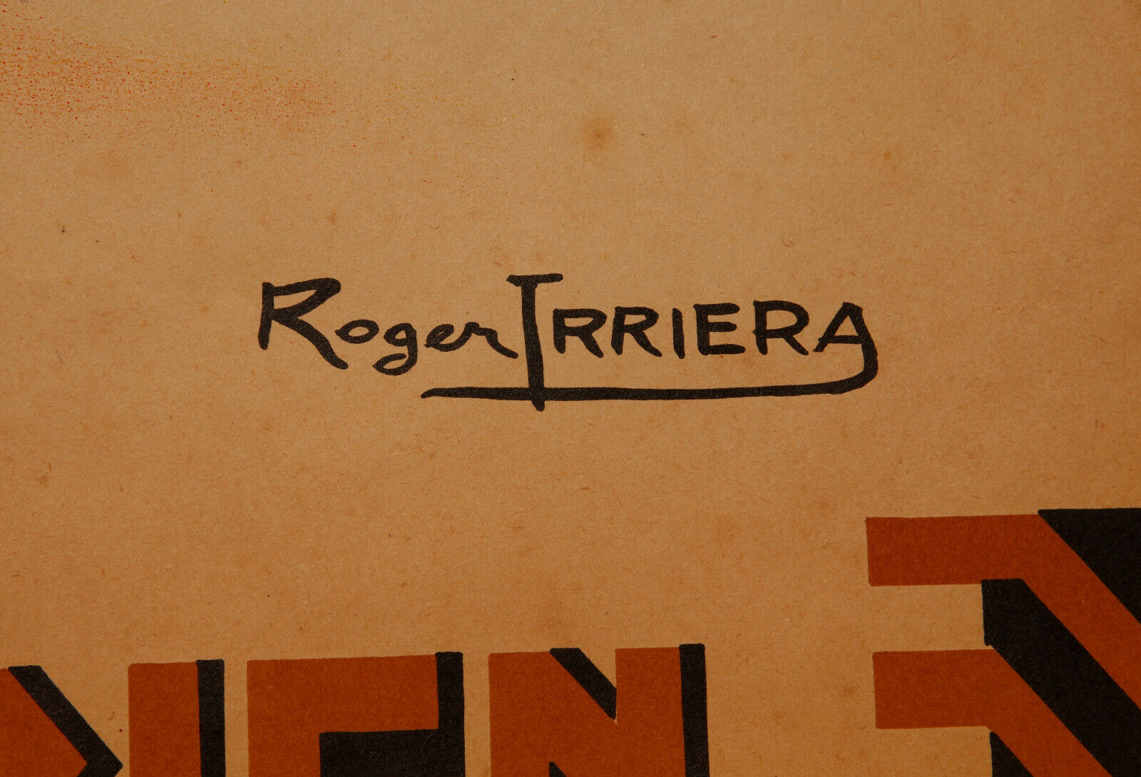 Poster by Roger Irriera "The Algerian South"
