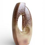 Midcentury Ceramic Vase Sculpture by Roberto Rigon for Bertoncello, Italy, 1960s