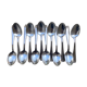 12 Silver Metal Spoons