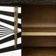 Scandinavian Sideboard in Birch with Hand-Painted Op-Art Pattern, 1960s