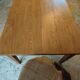 Table de ferme en chêne massif Français.240 x100 patiné avec deux tiroirs.