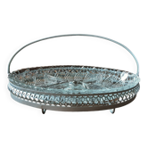 Coupe  cristal à compartiments