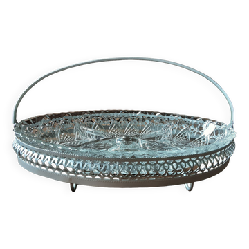 Crystal cup with compartments