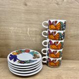 Set of 5 small coffe cups Villeroy & Boch Acapulco