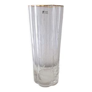 Vase vintage en cristal - vittorio