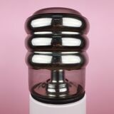 Lampadaire en verre opalin du milieu du siècle de Peil & Putzler, Allemagne, années 1960