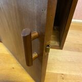 Piece of sofa, in Art Deco walnut