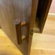 Piece of sofa, in Art Deco walnut