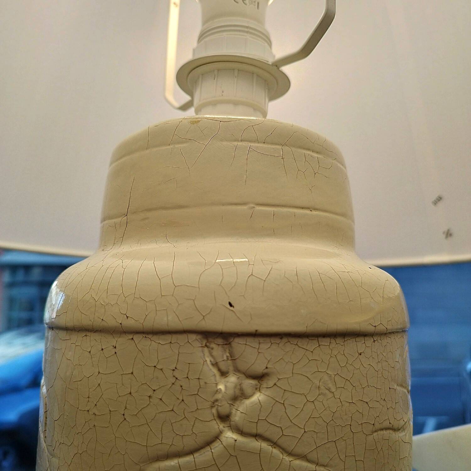 Lamp with dragonflies and frogs, Claude Gourret, 1980