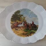 Plat porcelaine giraud