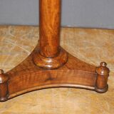 Empire walnut gueridon from the 19th century