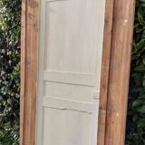 Cupboard door h201.5xl91.5cm with its 19th century molded frame