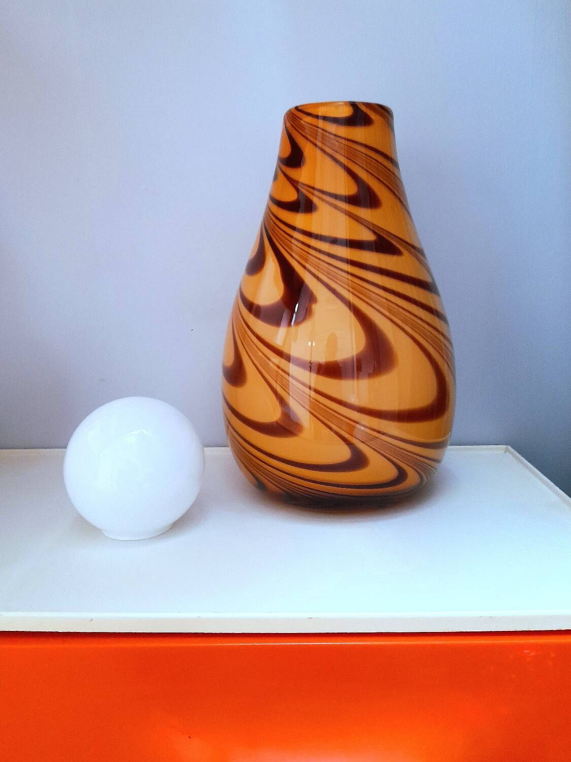 Carlo Moretti vase, Murano 1970.