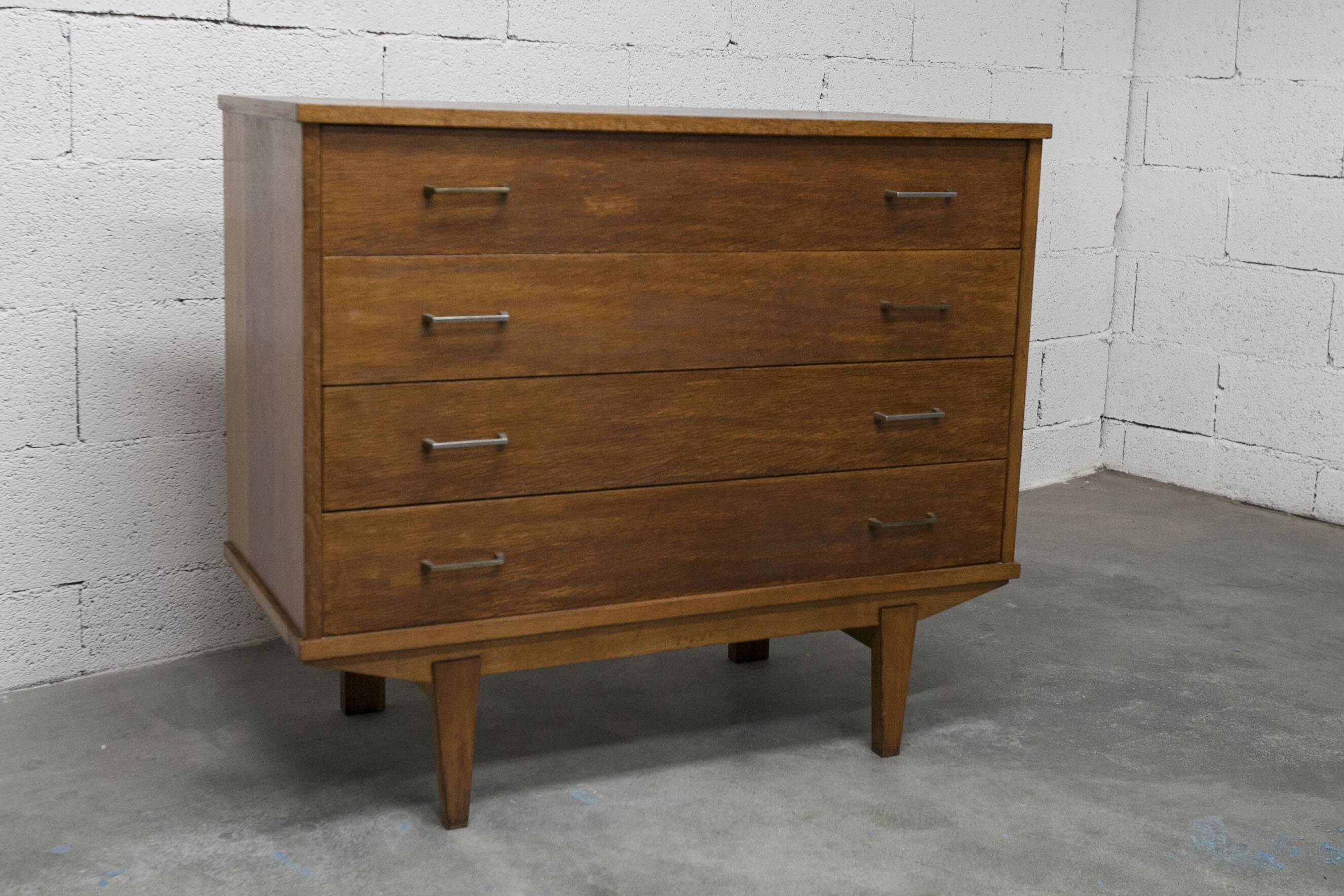 Commode scandinave 1960 4 tiroirs