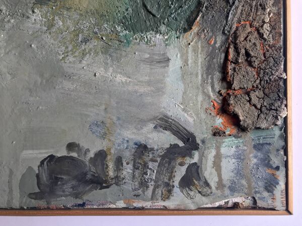 Paul BUTTI, Enval, vers 1990. Huile sur toile signée au pinceau