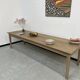 Farm table with tapered legs (300 cm x 90 cm)