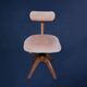 Swedish adjustable office chair Åtvidabergs in wood and metal, 1930s