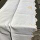 2-seater drap embroidered CR gold yellow scalloped edge