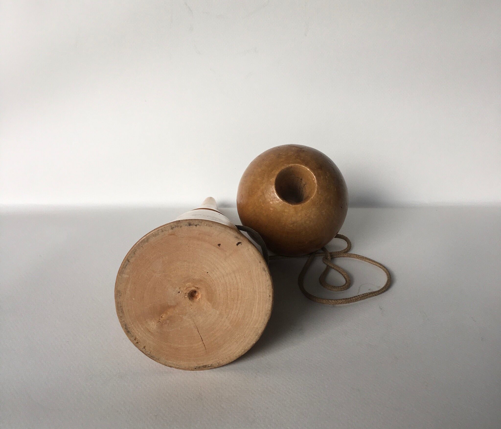 Wooden bilboquet