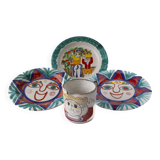 Collection set - 3 plates 26 cm + 1 jug 0.5 L - Giovanni De Simone