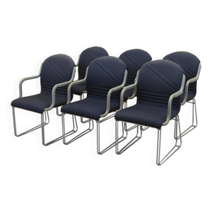 Ensemble de six fauteuils,